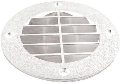 LOUVERED VENT COVER - WHT